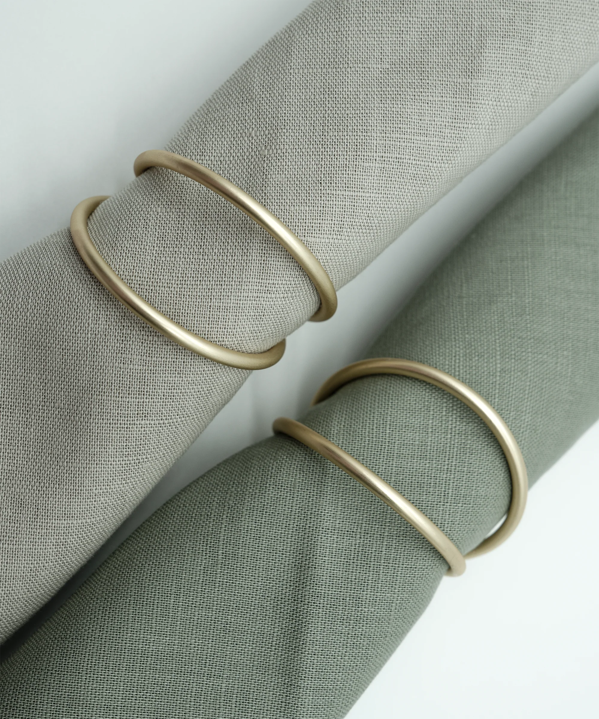 Serviettenringe Gold 6er Set | Rina - Image 4