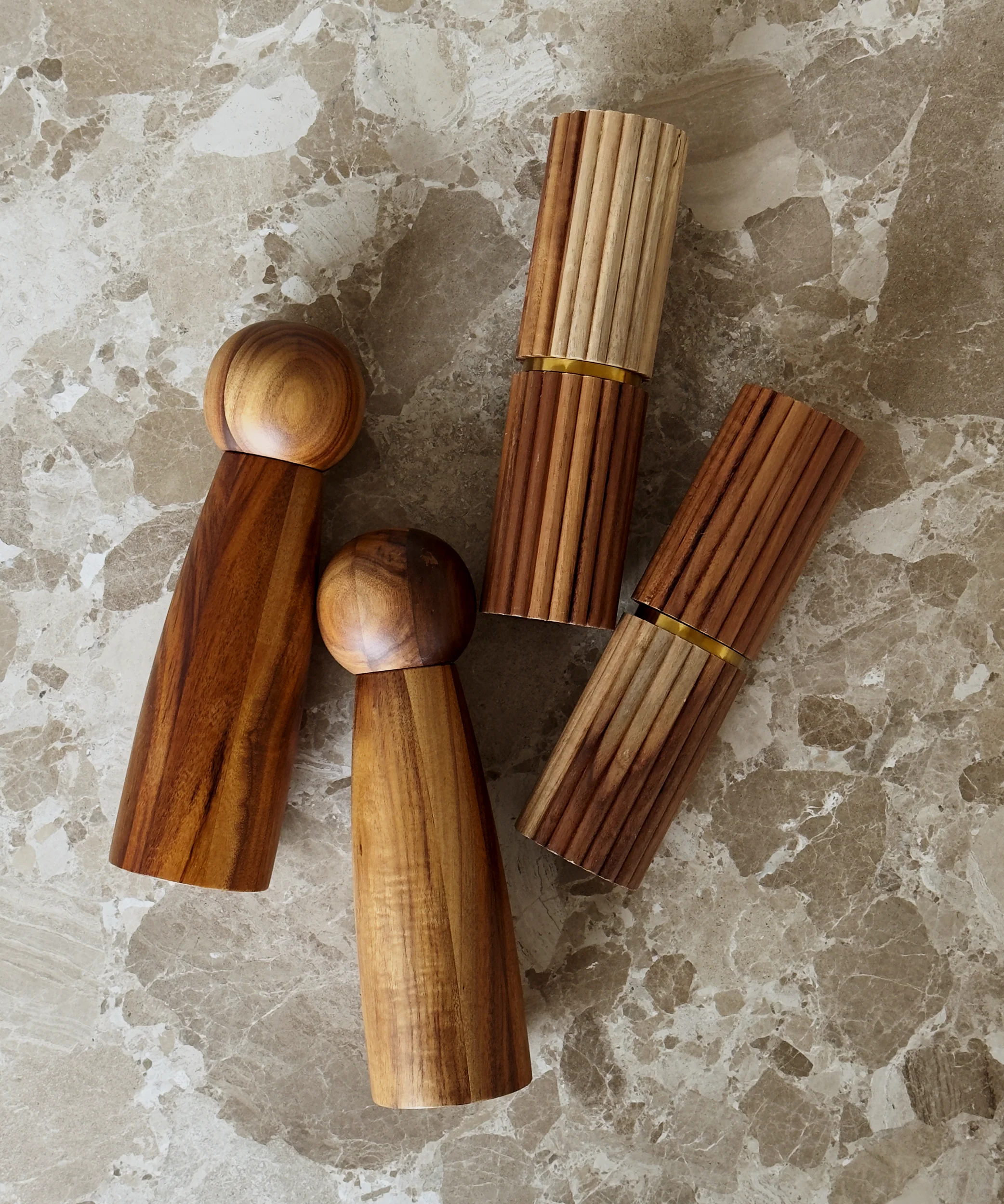 Salz- und Pfeffermühle Rillen-Design | Marlo - Image 5
