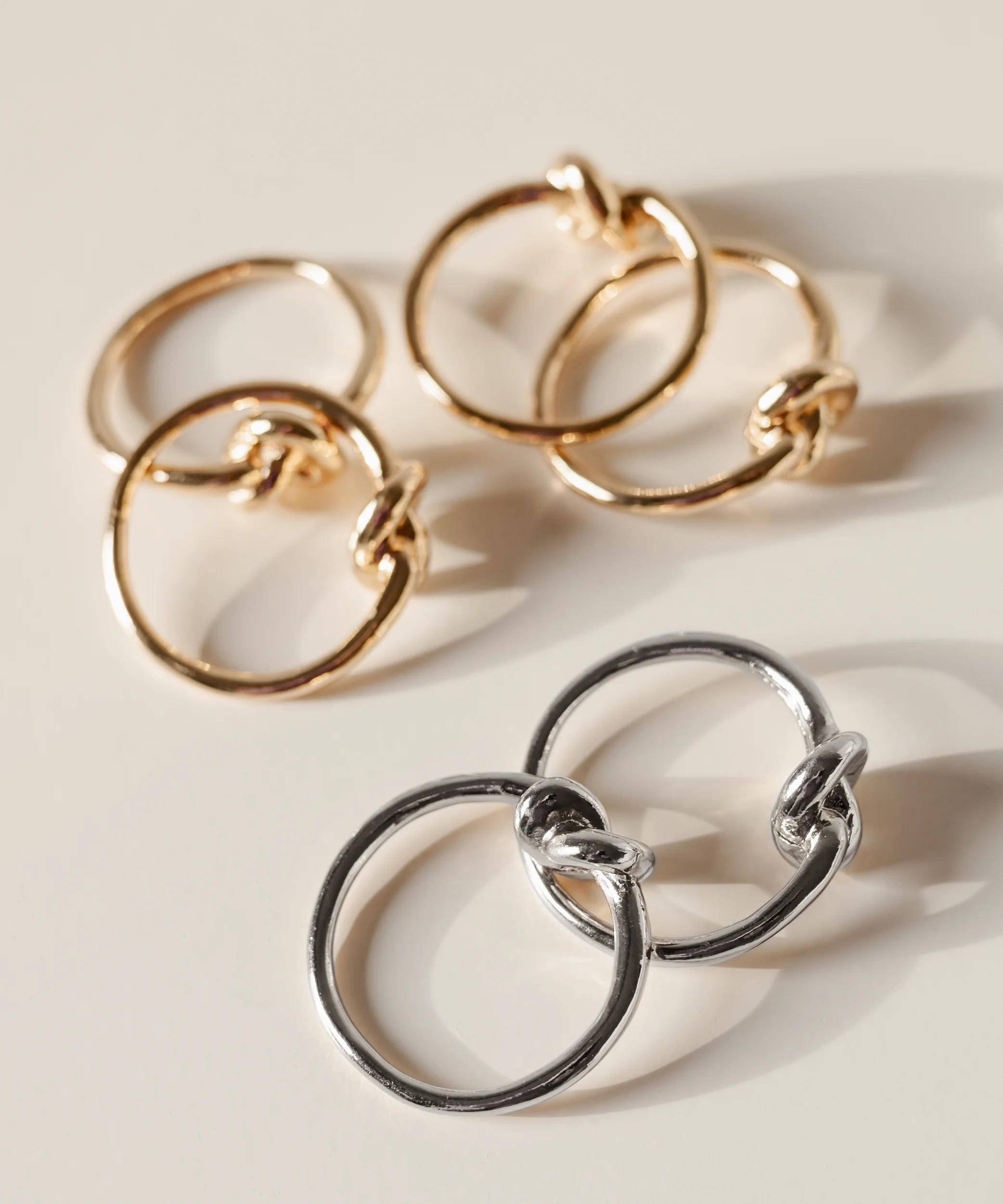 Serviettenringe Gold & Silber im 2x 6er Set | Tye - Image 2