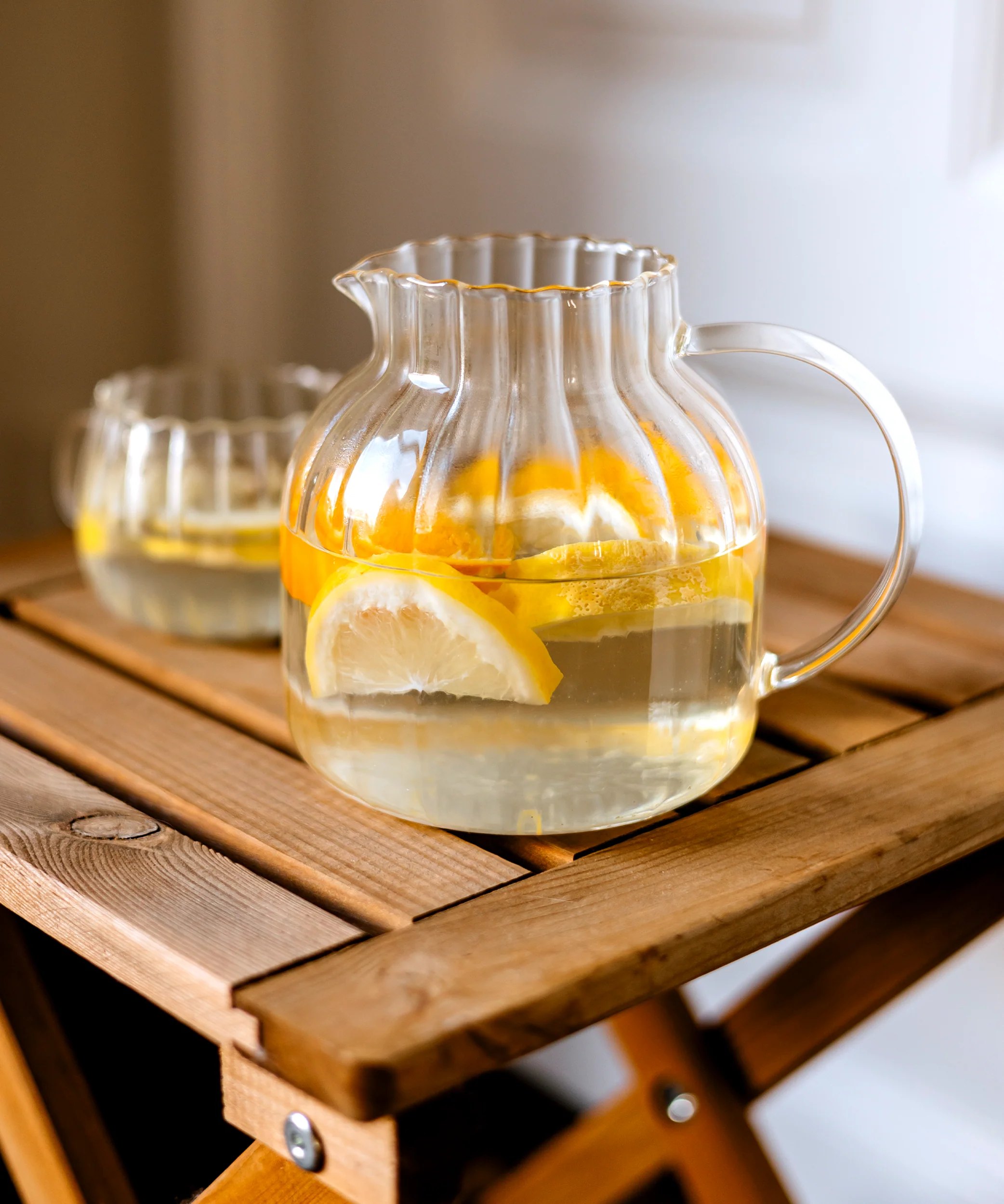 Teekaraffe & Glastassen-Set Streifen-Design | Norway - Image 9